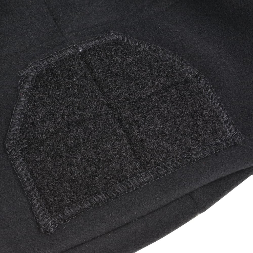 LOW IQ 01 ブラックニット帽 ベルクロパッチ付き Basiquenti 62,100個突破！ベーシックエンチ Low Watch 帽子