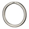 二重リング 平角 シルバー チタン ハンドクラフト材