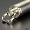 防水カプセル 弾丸型 チタン合金製 ボールチェーン付