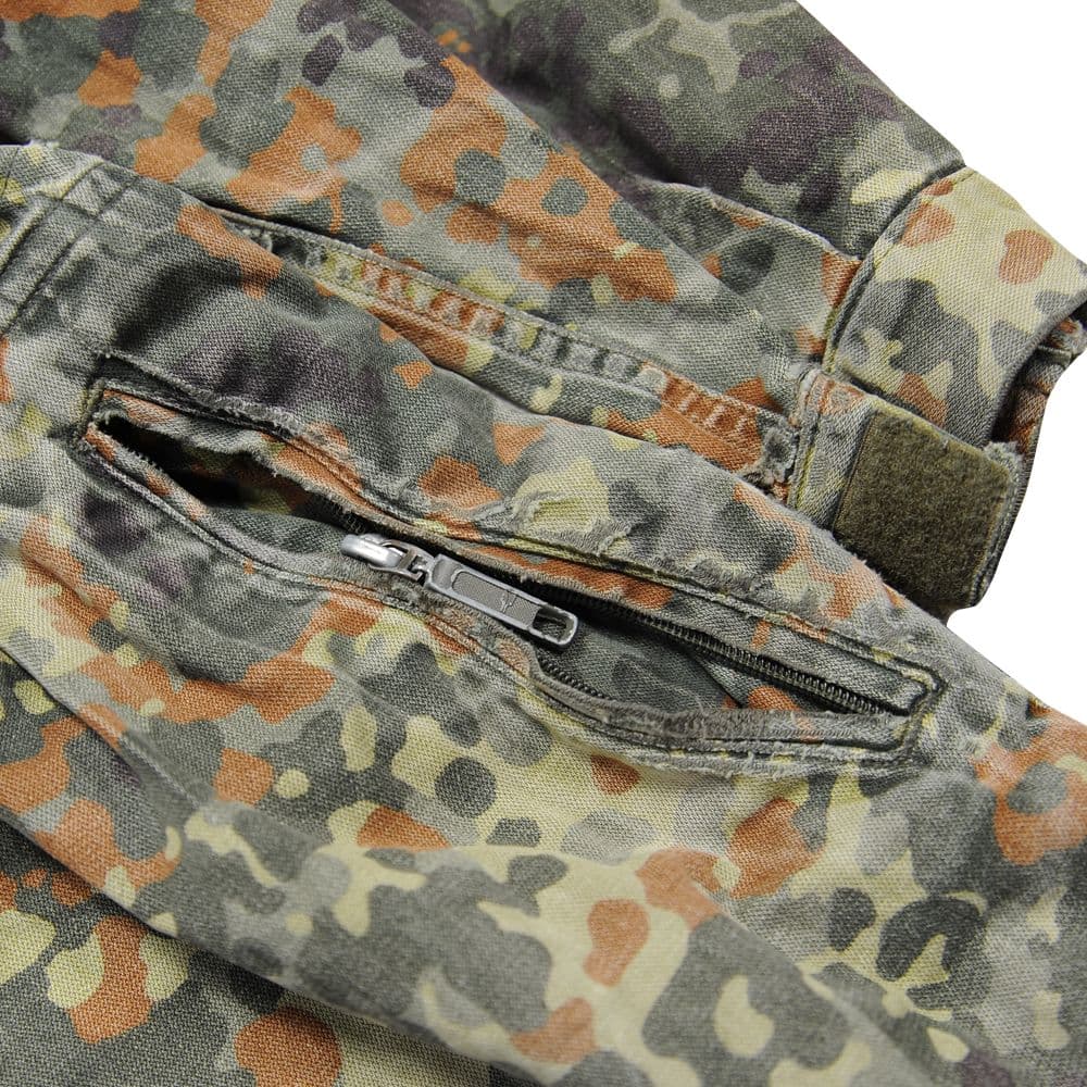 ドイツ軍放出品 フィールドパーカー フレクターカモ フード付き C