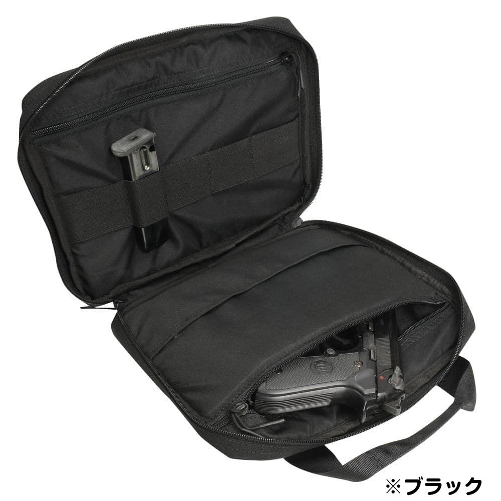 BERETTA ハンドガンケース 2丁用 600Dナイロン製 クッションパッド入り