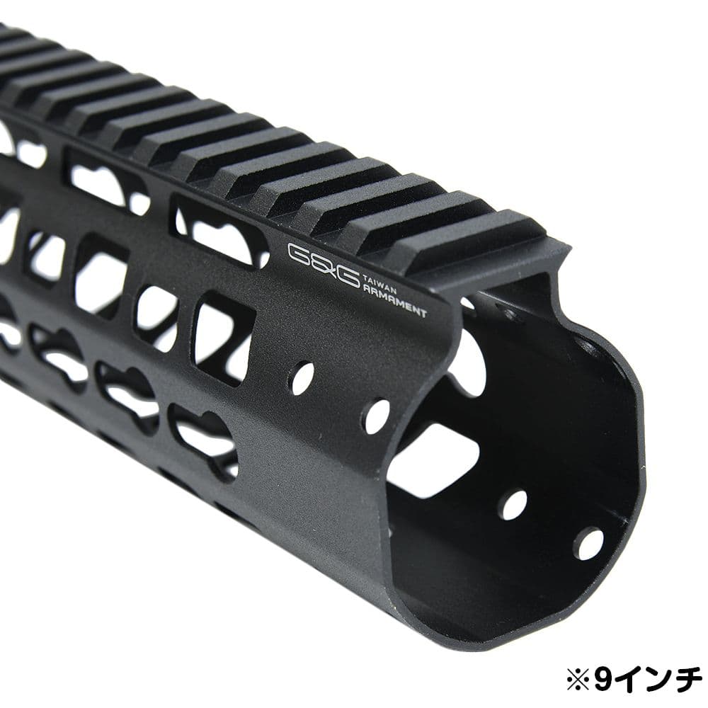 G&G ARMAMENT ハンドガード KeyMod RAil IV 軽量 G-03 [ 9インチ ]-