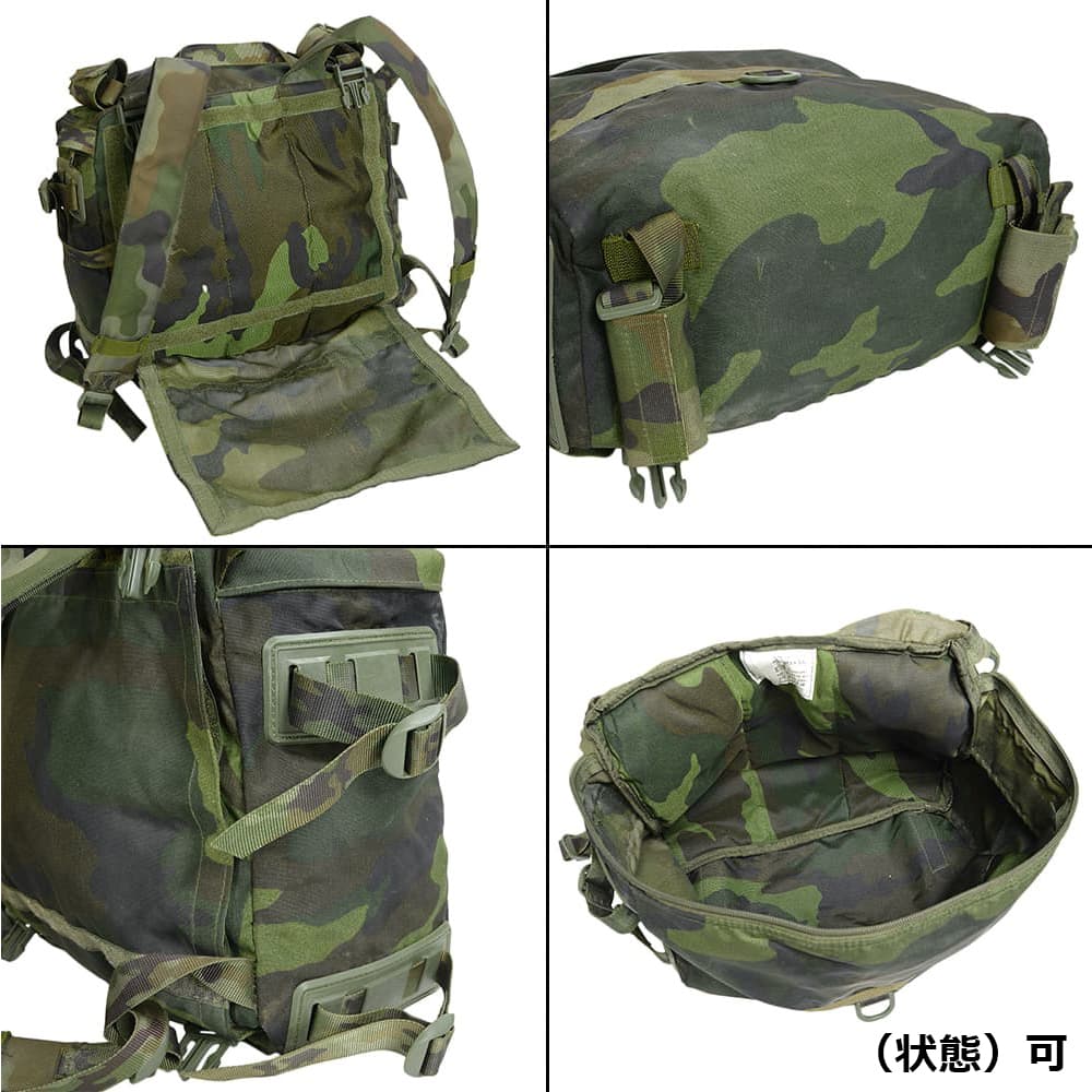 ミリタリーショップ レプマート / イタリア軍放出品 バックパック スモールサイズ 約20L ウッドランドカモ柄