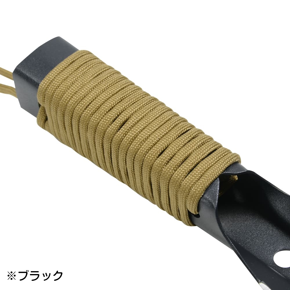 多機能小型シャベル マルチツール ステンレス製 パラコード巻 
