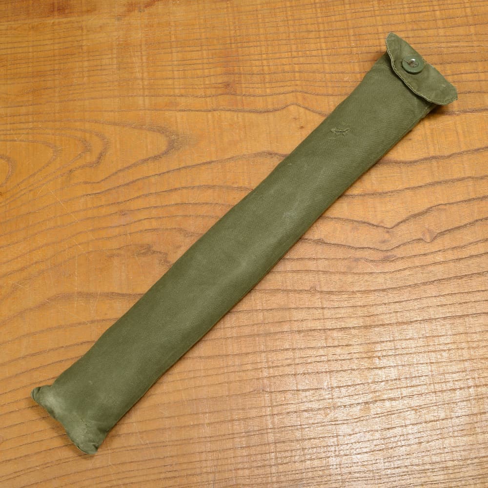 フランス軍幕　ポールペグ収納袋セット　ロープ付き ポーランド軍放出品 テント用ペグ&ポール 収納袋付き 軽量モデル 2