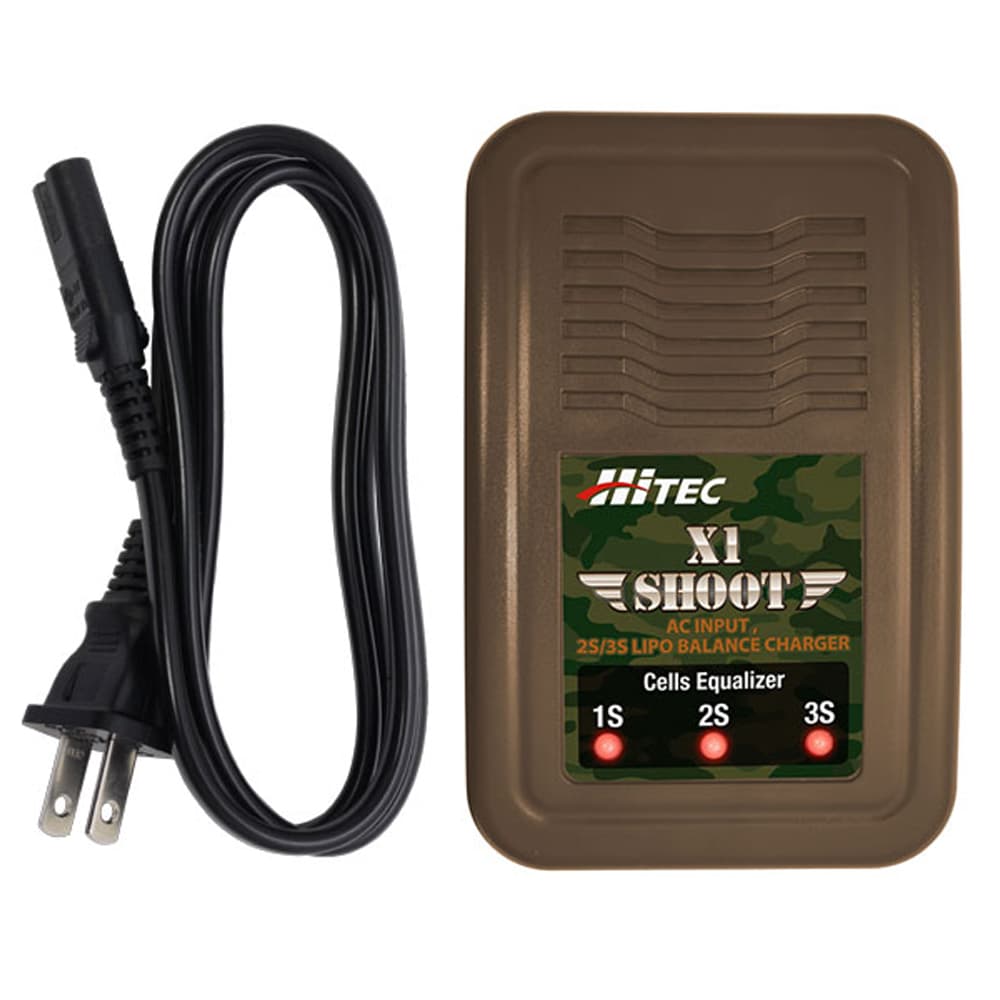 Hi TEC 充電器 X1 SHOOT リポバッテリー用 2~3セル対応 限定FDEカラー