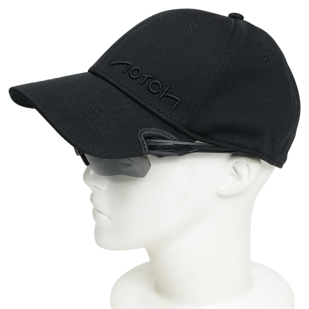 Notch Gear キャップ ブラック NOTCH キャップ Classic Fitted 帽子 ストレッチ生地 ポリエステル100