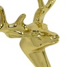 キャビネットハンドル 鹿頭型 真鍮製 ゴールド 取っ手