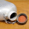 フランス軍放出品 キャンティーン 水筒 キャップチェーン付き アルミ製