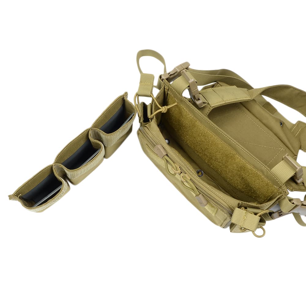 WoSporT チェストリグ D3CRM Tactical マルチファンクショナル TAN VE