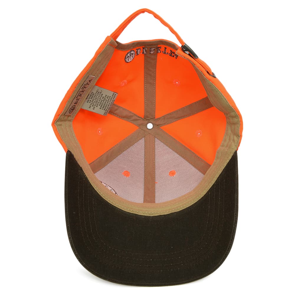 ミリタリーショップ レプマート / BERETTA ハンティングキャップ 狩猟 帽子 メーカーロゴ刺繍入り ブレイズオレンジ