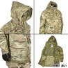 イギリス軍放出品 マウンテンパーカー 裏地メッシュあり 国旗パッチ付き MTPカモ 防風 防寒 スモック 小サイズ