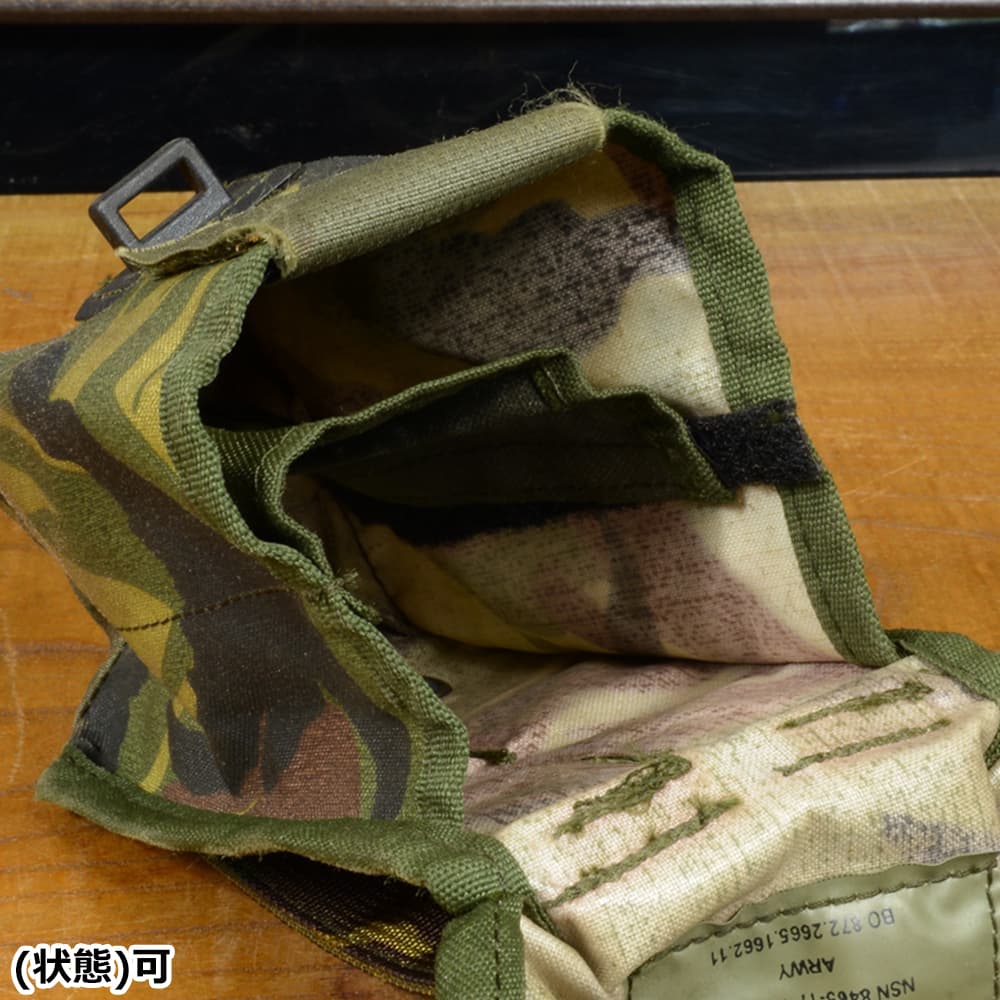 オランダ軍放出品 トリプルマガジンポーチ ディマコC7用 ウッドランド