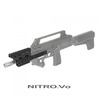 LayLax エクステンションフレーム NITRO.Vo 東京マルイMP7A1対応 14mm逆ネジ