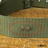 チェコ軍放出品 コットンベルト OD ピンベルトバックル 8穴