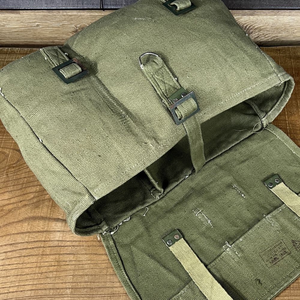 ルーマニア軍放出品 ショルダーバッグ コットン製 OD | ミリタリー 