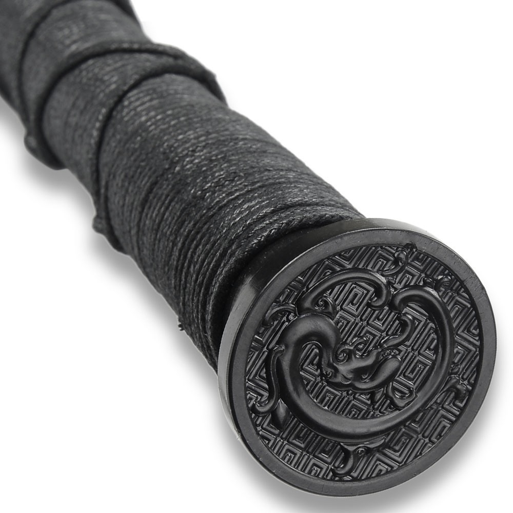 中国剣 ジャン 軽量模造刀 全長100cm 柄巻き シルバー | ミリタリー