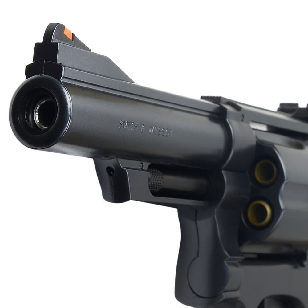 CROWN MODEL エアコッキングガン S&W M19 ウッドタイプグリップ 4