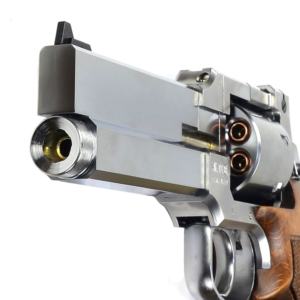 マルシン ガスガン MATEBA マテバ 5インチ シルバーABS 木製グリップ