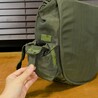 アメリカ軍放出品 ガスマスクバッグ M40 M42 MCU-2/APガスマスク用 ラウンド型 オリーブドラブ