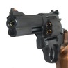 マルシン ガスガン S&W M586 ブラックHW ハーフチェッカー木製グリップ 082607