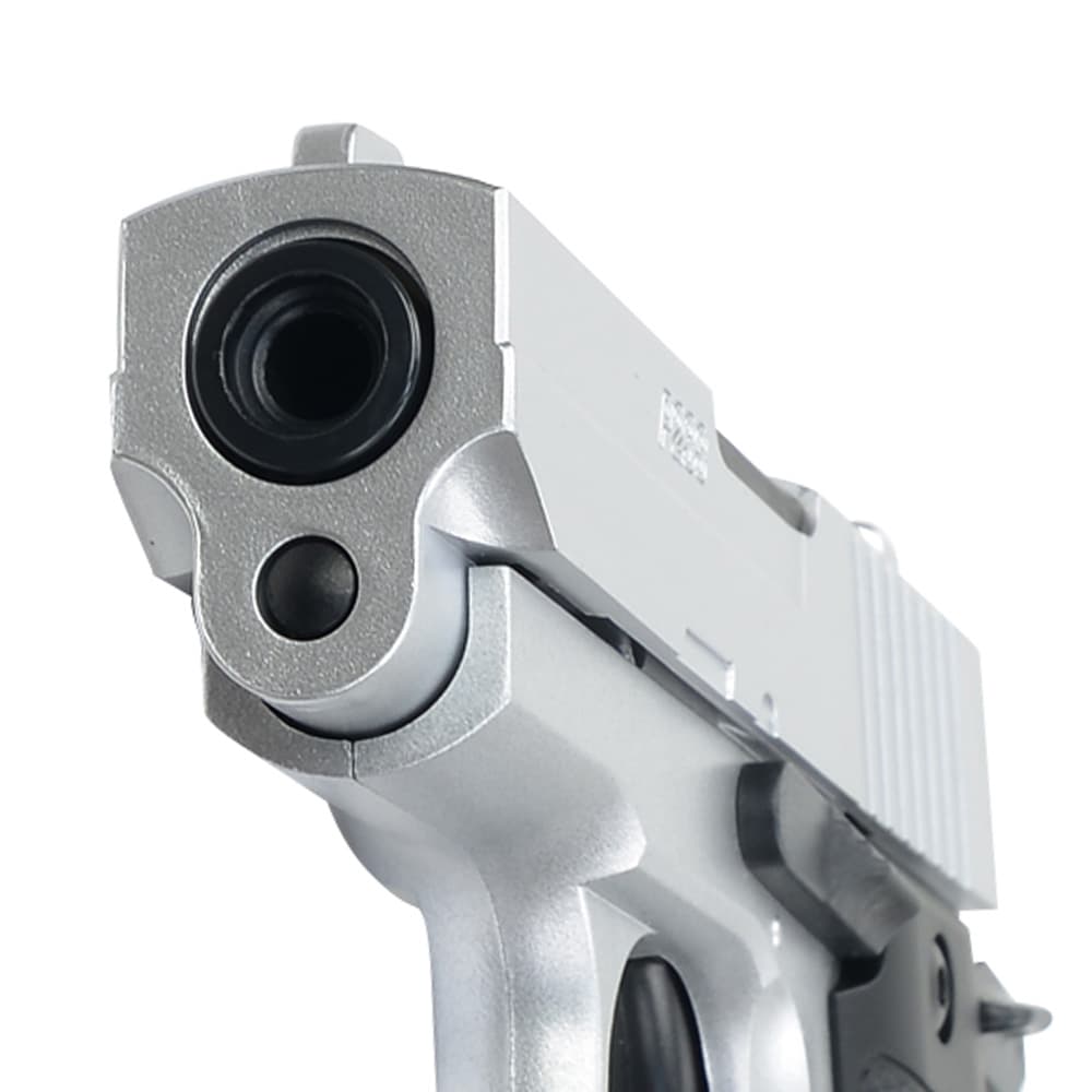 CROWN MODEL エアコッキングガン P238 シルバー マイクロコンパクト 10
