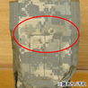 米軍放出品 ライフルマガジンポーチ MOLLE II 前後2連 M4/AR15 フラップ付き ACU/UCP迷彩