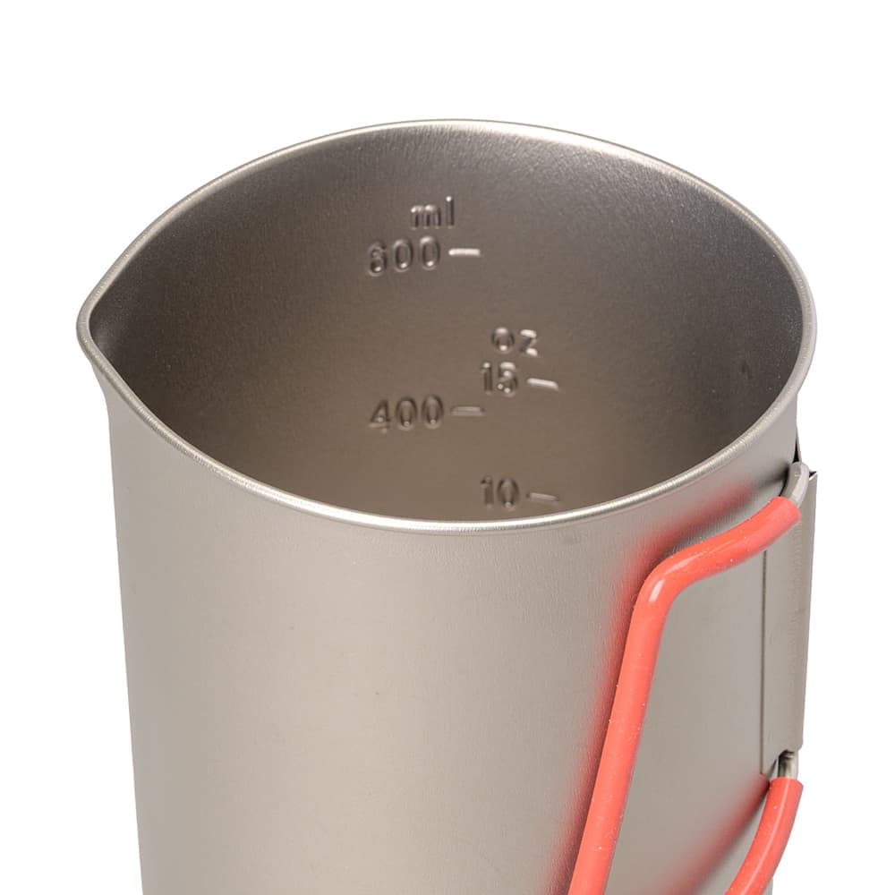 EVERNEW チタンポット Ti Maccheroni pot 750 湯切りフタ付き ECAL755
