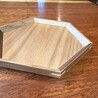六角形トレー 黒クルミ 無垢材 ウォールナット