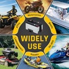 バッテリーホルダー 12V/6V 7〜15Ah用 固定ストラップ付き アルミ製