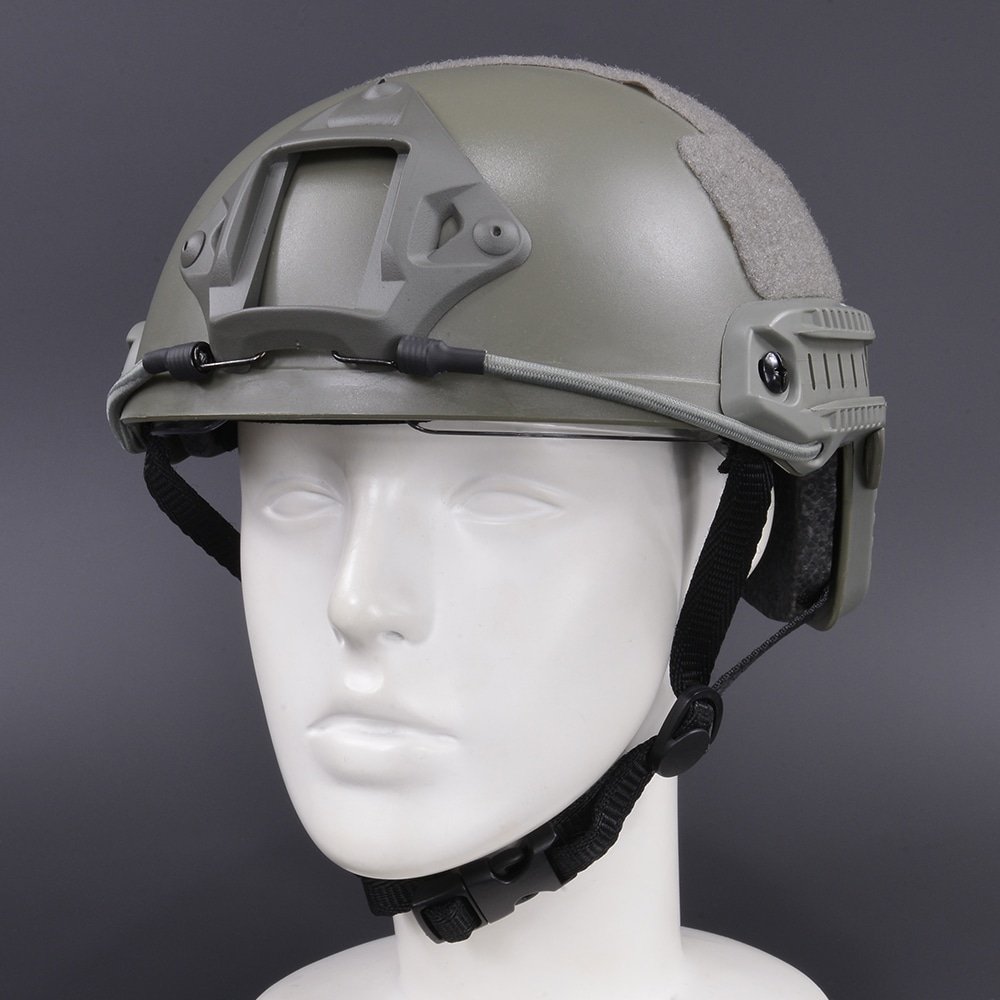 タクティカルヘルメット MICH2001タイプ 可動式シールド | ミリタリー