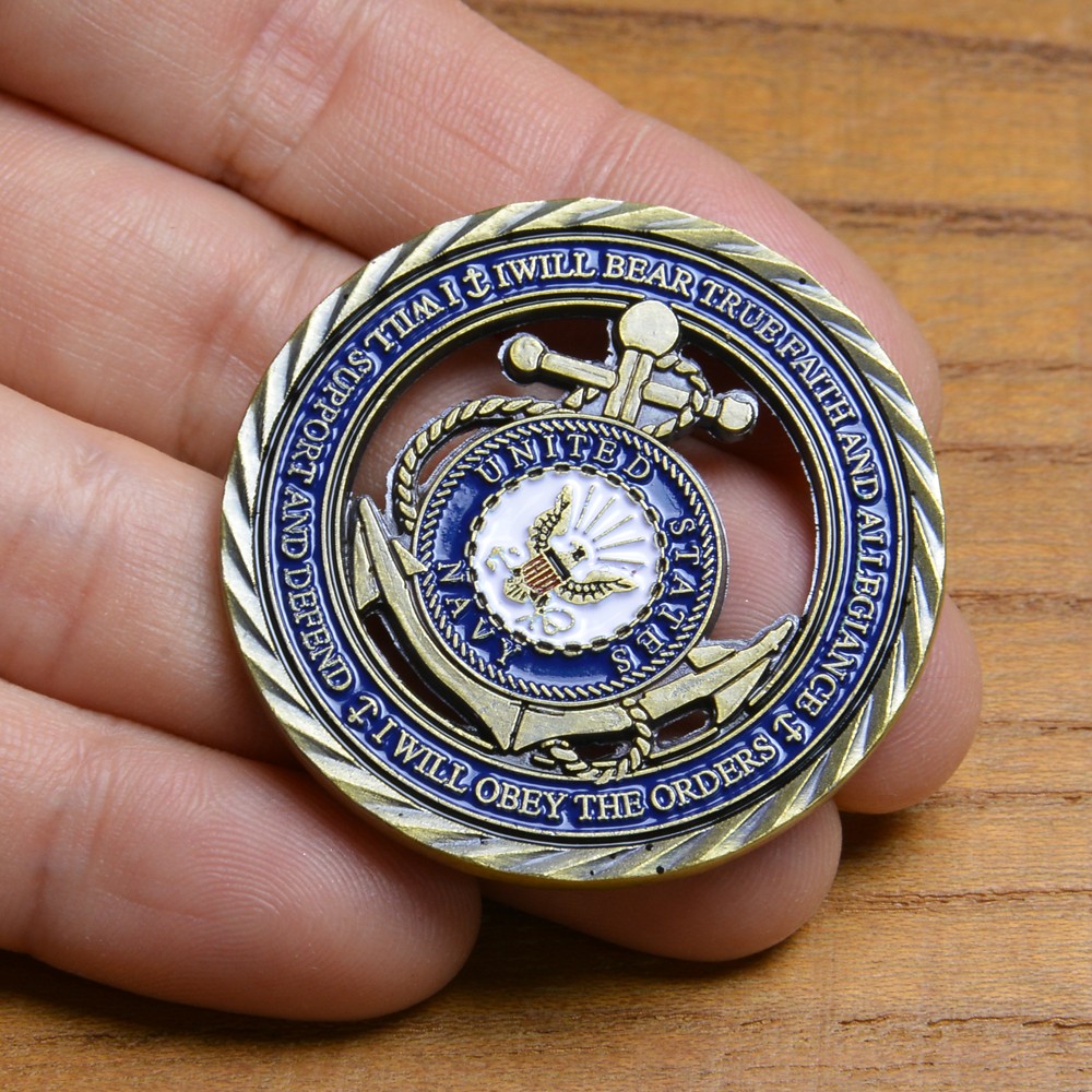 ミリタリーショップ レプマート / チャレンジコイン 紋章 アメリカ海軍