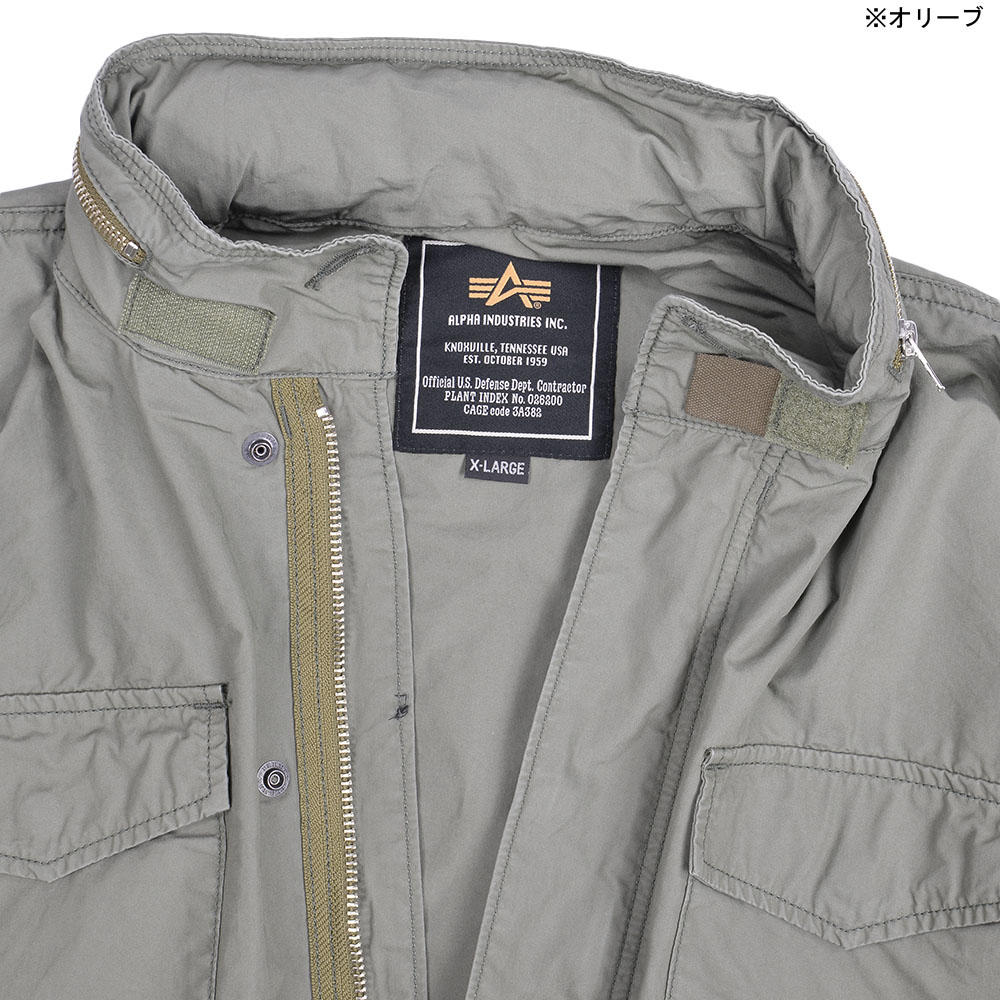 ALPHA フィールドジャケット M-65 コットンポプリン | ミリタリー 