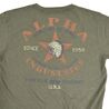 ALPHA 半袖Tシャツ グリーン TC1017-021