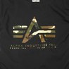 ALPHA 半袖Tシャツ ロゴ 迷彩 TC1041