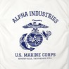 ALPHA 半袖Tシャツ ロゴ USMC TC1041