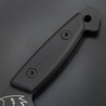 TURQ GEAR アウトドアナイフ Wolf タントー Graphite Black TQ002
