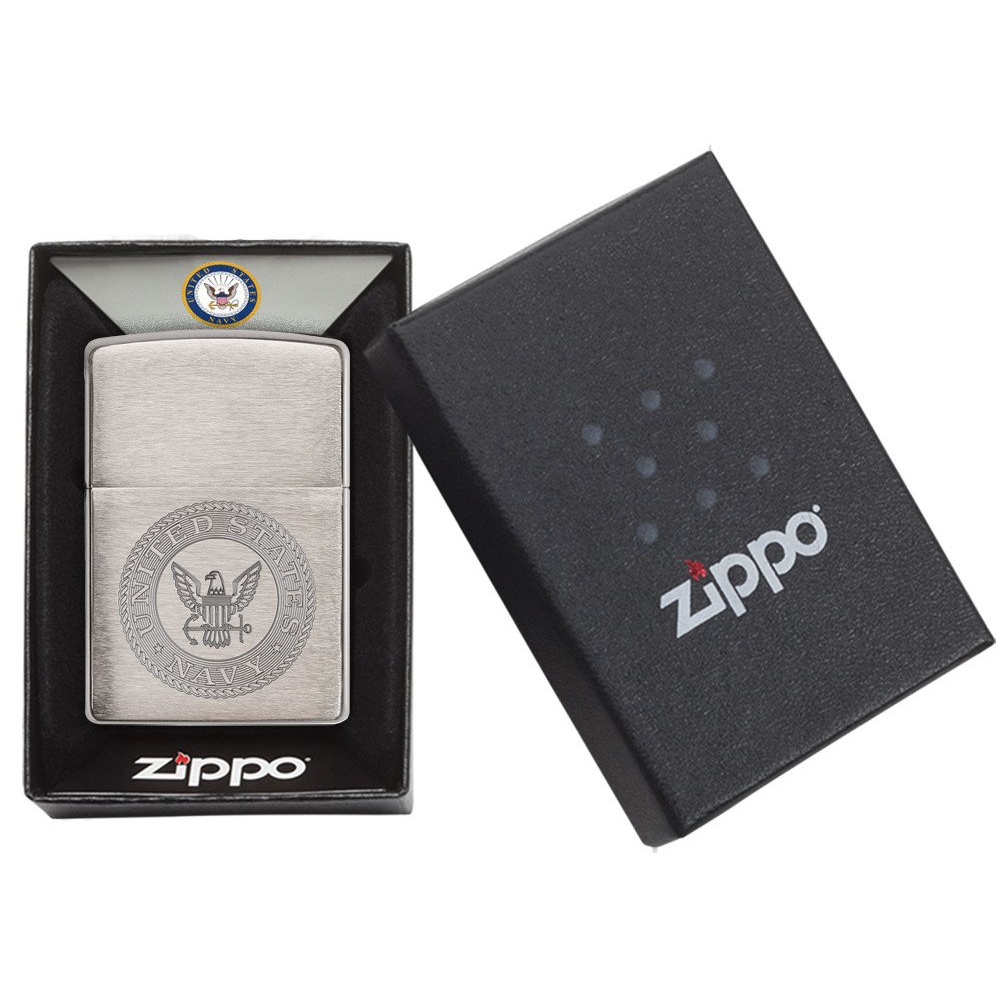 ZIPPO アメリカ海軍 29385 ブラッシュクローム | ミリタリーショップ