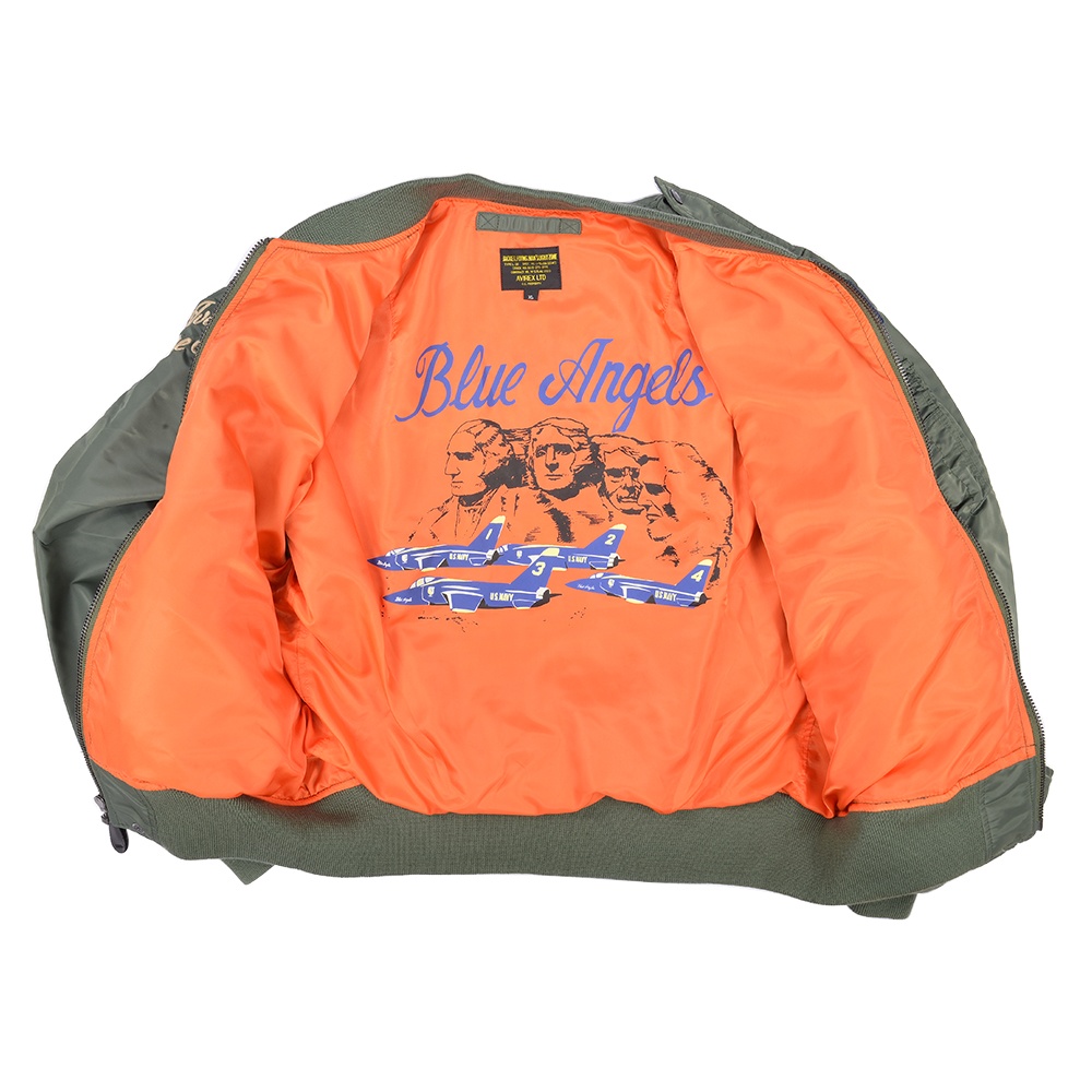 AVIREX L-2B フライトジャケット ブルーエンジェルス 6162119