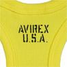 AVIREX タンクトップ 無地 デイリー バッククロス イエロー