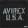 AVIREX Tシャツ 長袖 デイリー クルーネック ミニワッフル