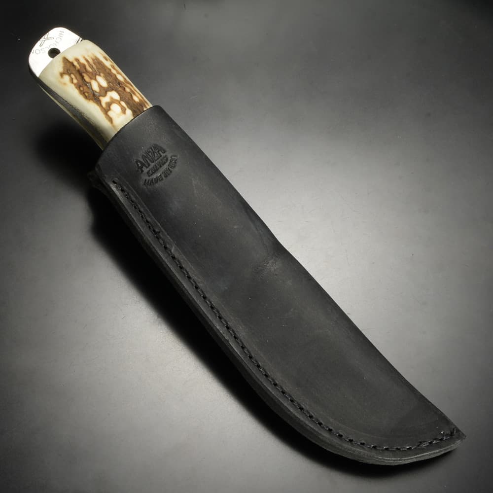 Anza スキナー Tracker エルク&マイカルタ AZTE レザーシース付属