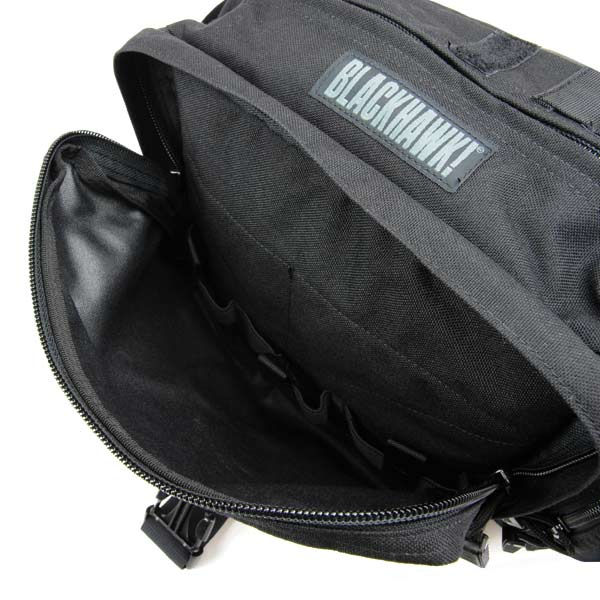 【旧商品】Blackhawk! Battle Bag ブラックホーク社製　黒 BLACKHAWK ショルダーバッグ マップケース付 | ミリタリーショップ