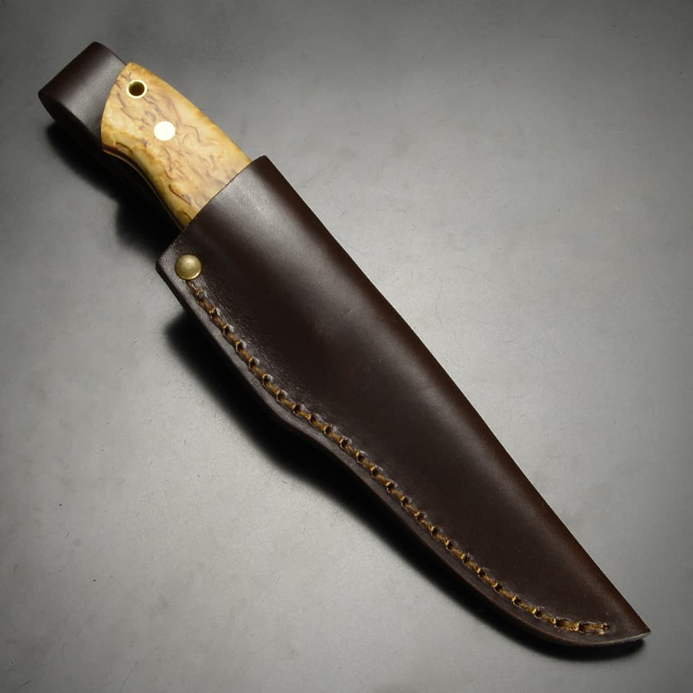 BRISA アウトドアナイフ Trapper 95 カーリーバーチ 069[bbri069r] BRISA アウトドアナイフ Trapper 95 カーリーバーチ 069 | ミリタリー