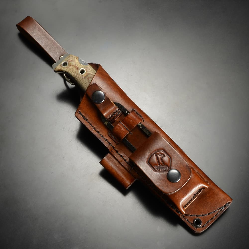 CONDOR アウトドアナイフ SELKNAM ポケット付きレザーシース付属 63821