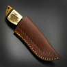 Rite EDGE スキナーナイフ Wild Stag 鹿骨ハンドル レザーシース付き DM1249