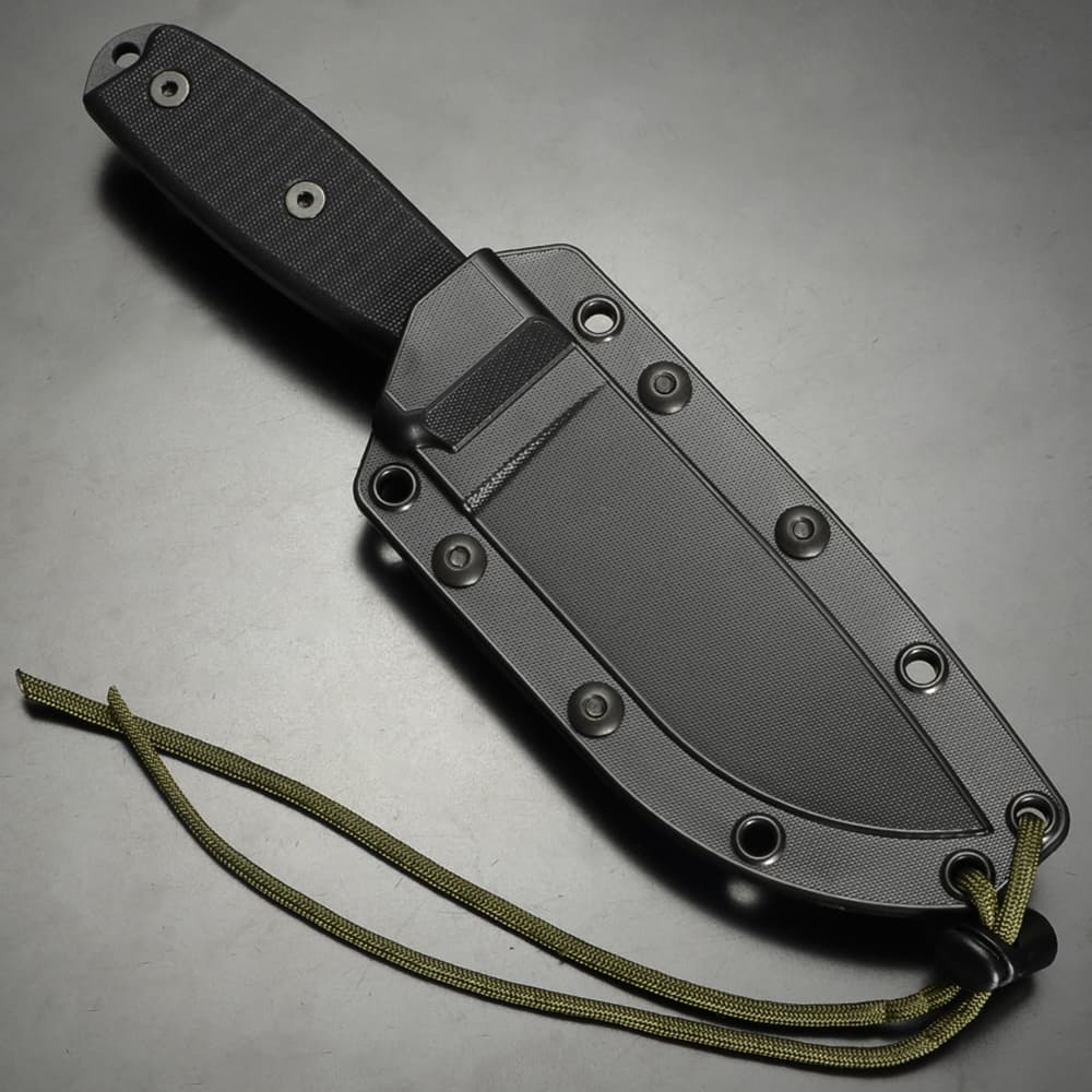 ESEE アウトドアナイフ Model 4 Serrated Tactical シース付属 ESEE-4S