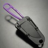 ESEE ネックナイフ IZULA 紫色 ベルトクリップ付きシース IZULA-PURP-BLK