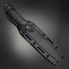 KA-BAR アウトドアナイフ Short Black ファイティングナイフ Tanto 固定刃 樹脂シース付属 5055