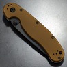 ONTARIO 折りたたみナイフ RAT II D2 コヨーテハンドル 8830CB